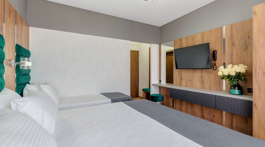 Комфорт 3-местный с балконом вид на море