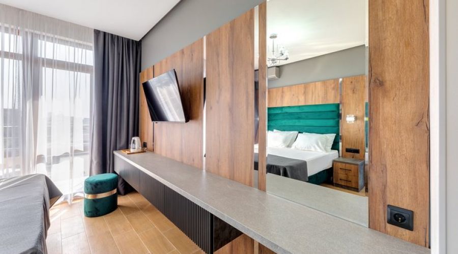 Студио 2-местный (с кухней, с балконом и видом на море)