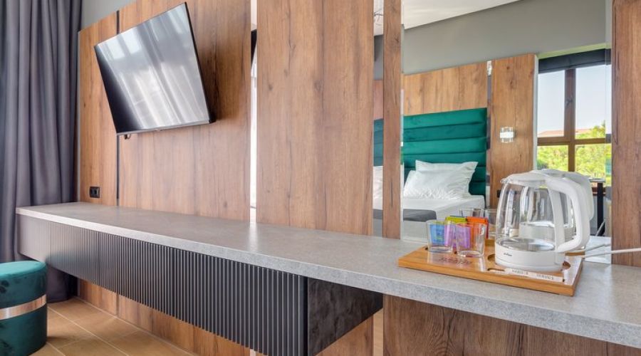 Студио 2-местный (с кухней, с балконом и видом на море)